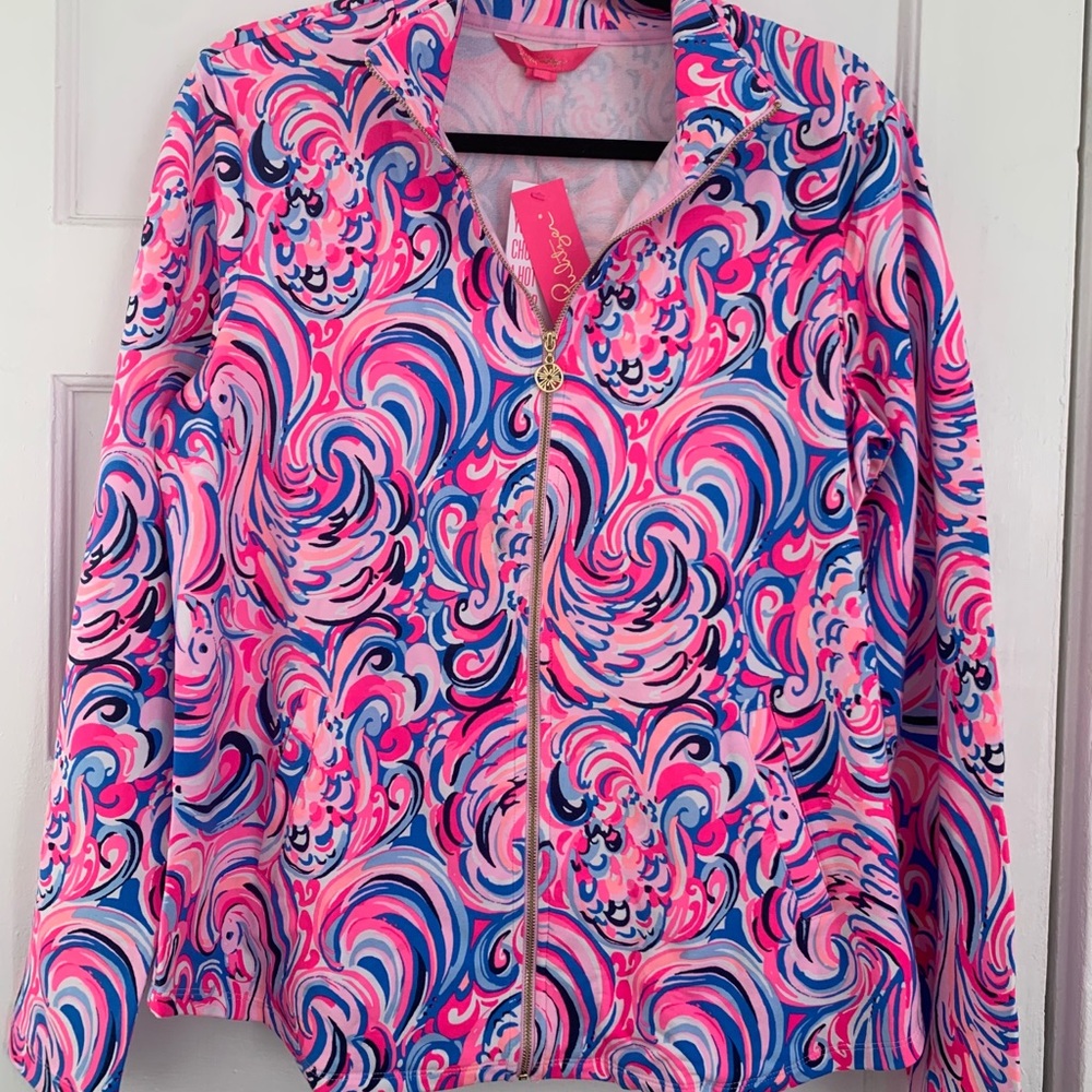 Lilly Pulitzer NWT Leona Zip Up